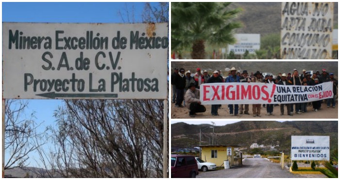 La minera Excellon violó el contrato con los ejidatarios de la Sierrita de Galeana al explorar más tierras de lo acordado. Foto: ProDESC y United Steelworkers