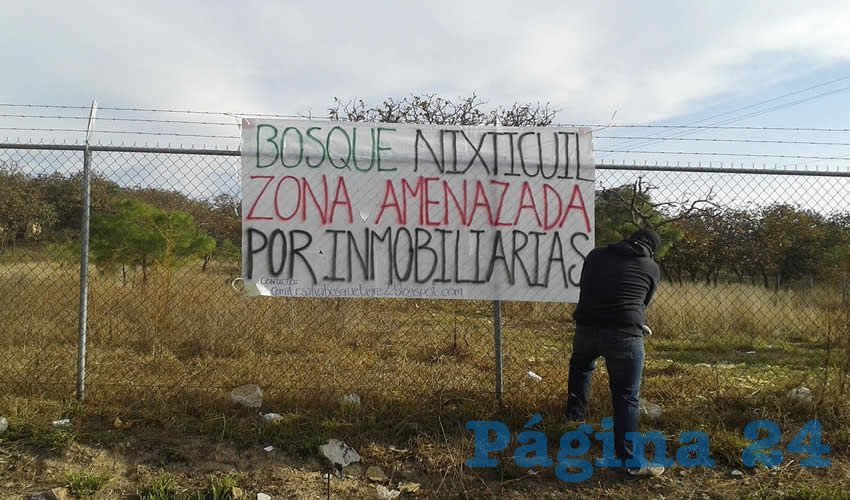 “Una vez más Spinelli está mintiendo para proteger sus intereses económicos y continuar destruyendo el #bosque Nixticuil y las casas de nuestras comunidades con su fraccionamiento ecocida Bosque Encantado”, respondió el Comité Salvabosque a las demandas interpuestas por la desarrolladora en contra del colectivo/Foto: Cortesía