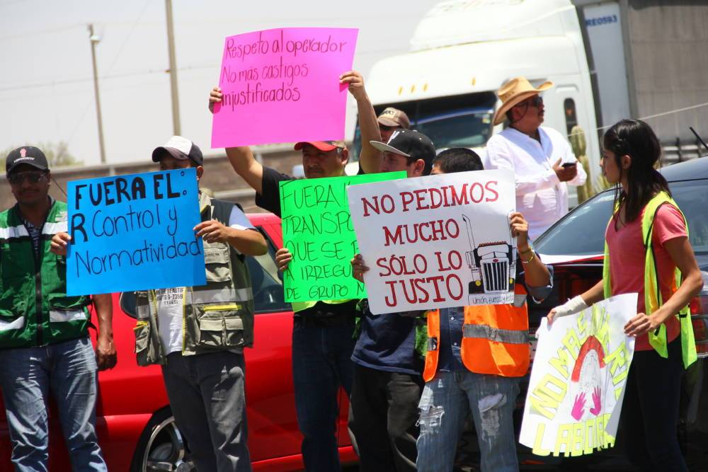 Se manifiestan contra Grupo Modelo (Zacatecas)