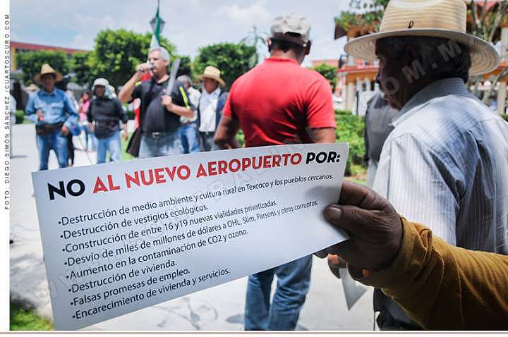 Científicos y pobladores contra el Nuevo Aeropuerto de la Ciudad de México