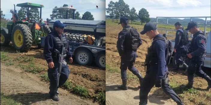 Con policía imponen granja para más de un millón de cerdos en Puebla