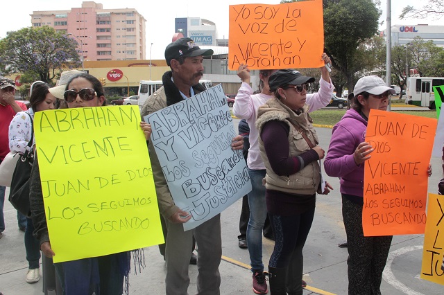 Marchan madres por sus hijos desaparecidos en el Triángulo Rojo (Puebla)