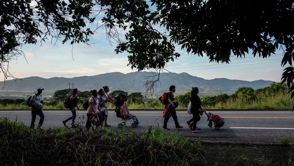 Pisa Oaxaca segunda caravana de migrantes