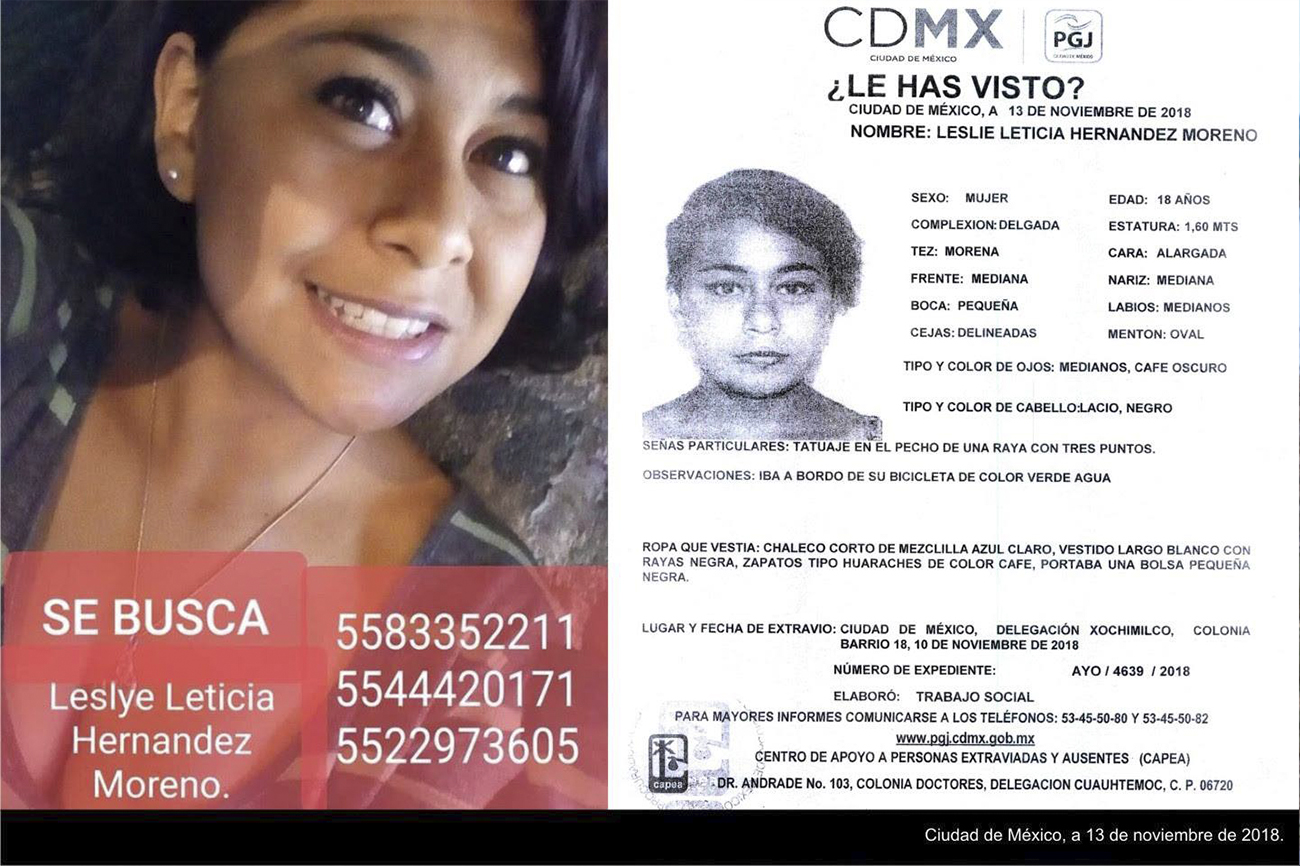 Comunidad universitaria condena el feminicidio de Leslye Leticia Hernández Moreno, estudiante de la UACM (Ciudad de México)
