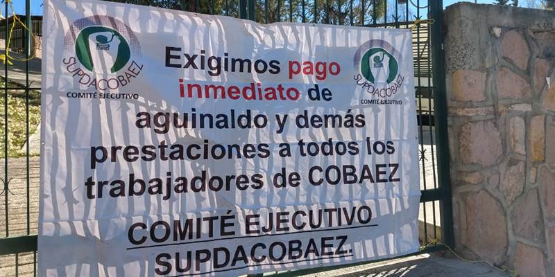 Navidad sin aguinaldo completo para maestros del Cobaez (Zacatecas)