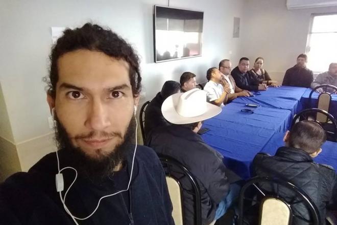 Protestan periodistas en BCS por el asesinato de su colega Rafael Murúa