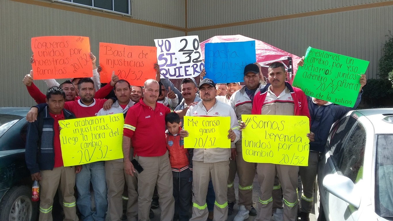 Prolongan paro en la Coca Cola siguen sin firmar acuerdo (Tamaulipas)