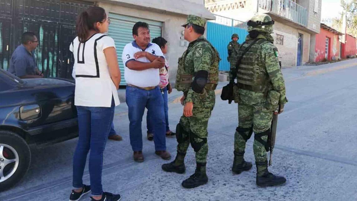 Recorre Ejército calles de Nochixtlán, Oaxaca