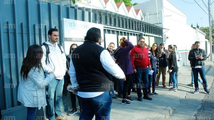 Se une Semarnat Guanajuato a protesta nacional, exigen pagos atrasados