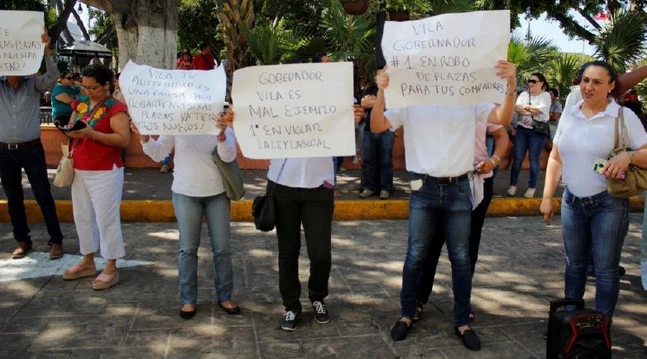 Protesta por sus despidos (Yucatán)