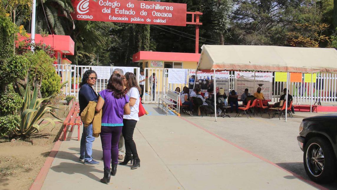 Sin clases, 36 mil alumnos del COBAO (Oaxaca)