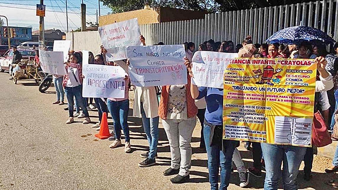 Recorte a estancias infantiles amenaza a 228 planteles y 8 mil 600 menores (Oaxaca)