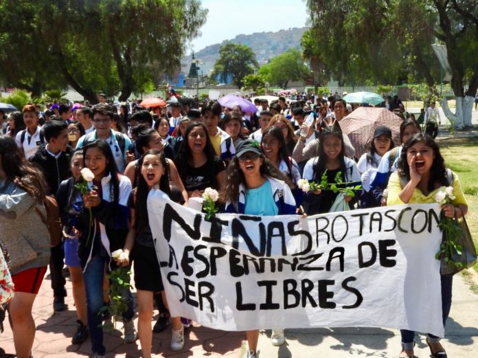 Niñas caminando por la esperanza, niñas contra la violencia feminicida (Estado de México)