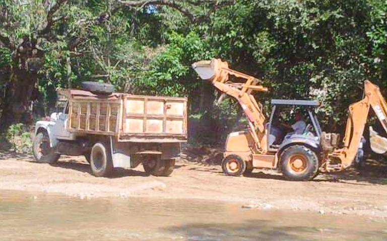 Ríos bajan en el nivel de agua; piden frenar el saqueo de material pétreo (Guerrero)