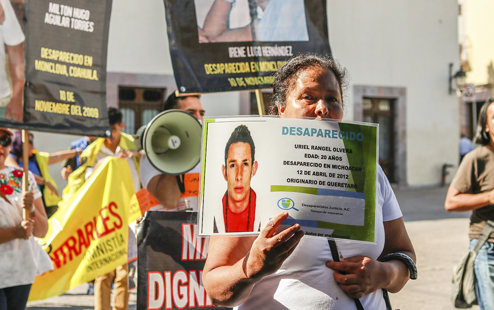 Madres de desaparecidos en Querétaro exigen justicia