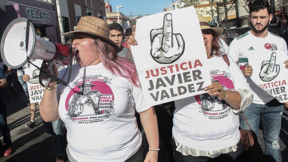 Claman justicia para Javier Valdez, a dos años de su muerte (Sinaloa)