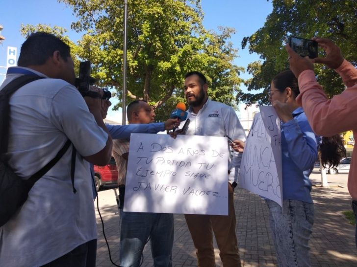 Periodistas claman justicia para Javier Valdez (Sinaloa)
