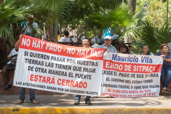 Ejidatarios de Sitpach exigen pago de tierra del distribuidor vial Chichí Suárez (Yucatán)