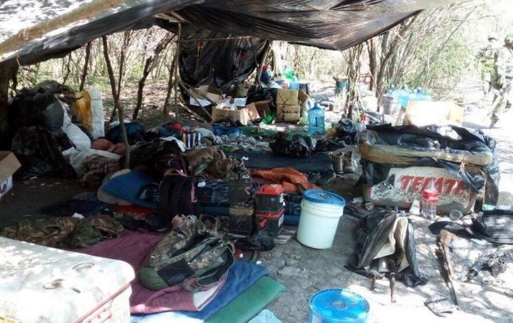 Hallan restos humanos en narcocampamento; Tamaulipas