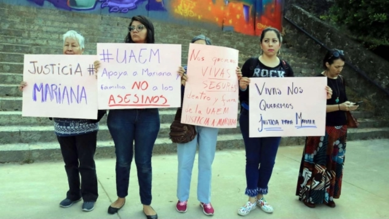 Protestan por feminicidio de Mariana; los detenidos son estudiantes (Morelos)