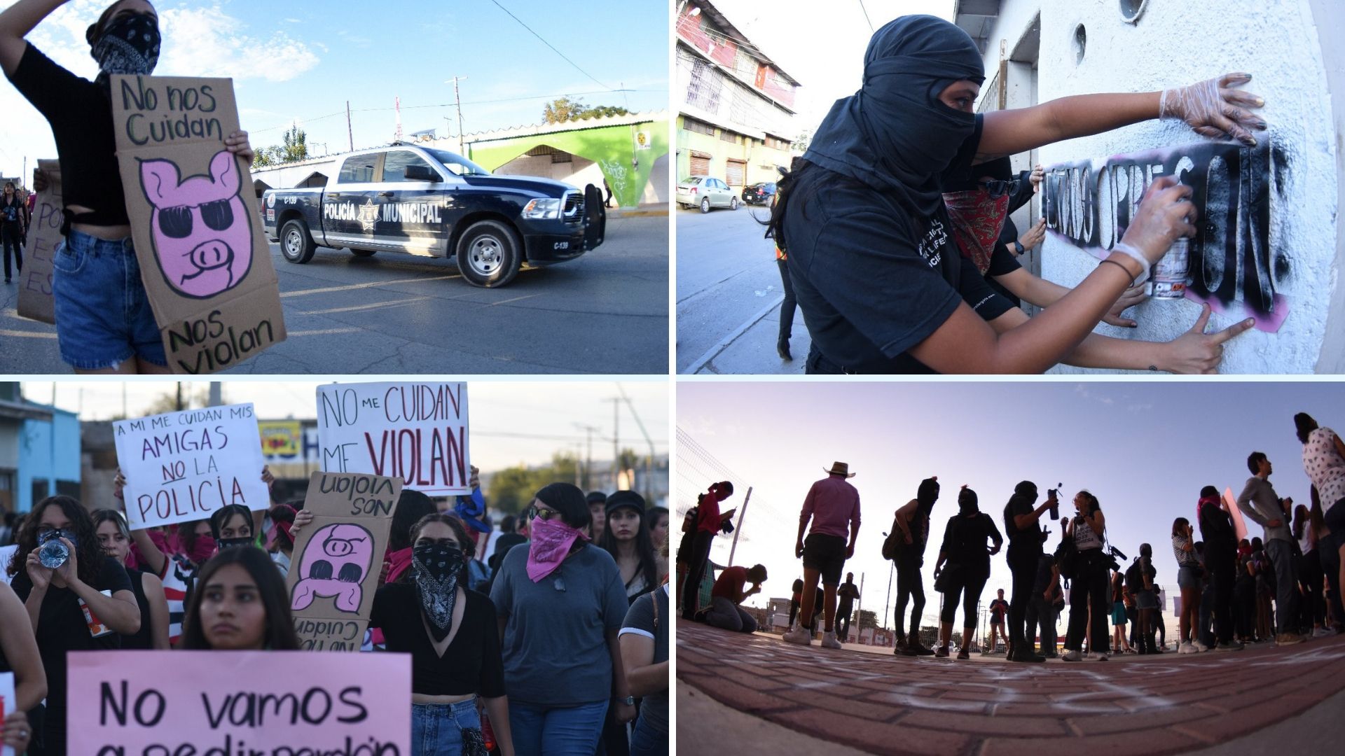 Galería: Glitter Rosa, la marcha feminista en Ciudad Juárez (Chihuahua)