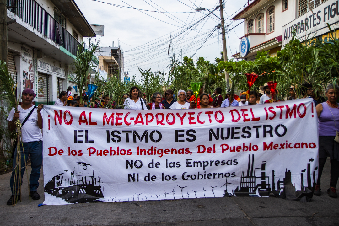 Pueblos originarios reunidos en el Istmo en Oaxaca se declaran en emergencia