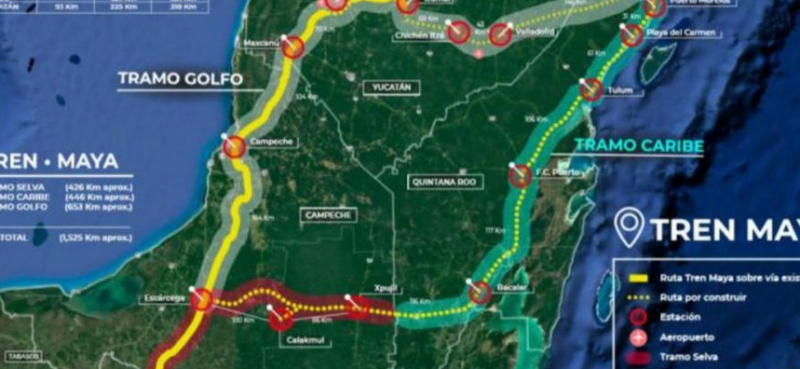 Fonatur contempla la expropiación de terrenos para la ruta del Tren Maya, ante resistencia de ejidatarios