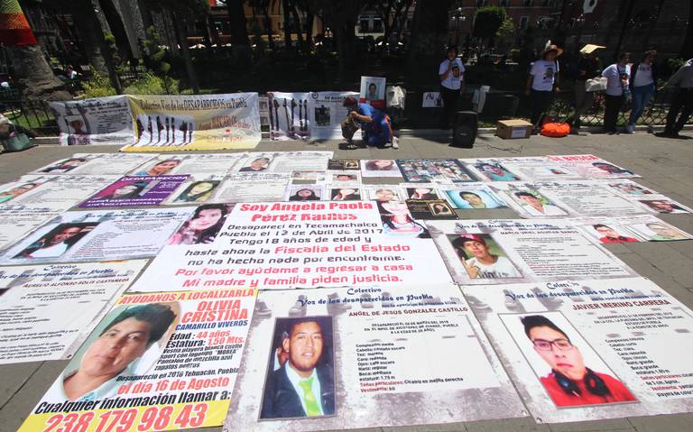 Suman en Puebla 8 mil 500 desaparecidos