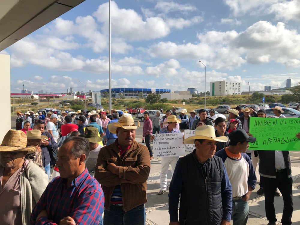 Ejidatarios piden frenar el decreto de Peña Colorada (Querétaro)