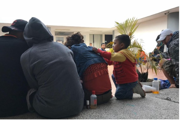 Solos y con problemas de salud llegan niños migrantes a Tamaulipas