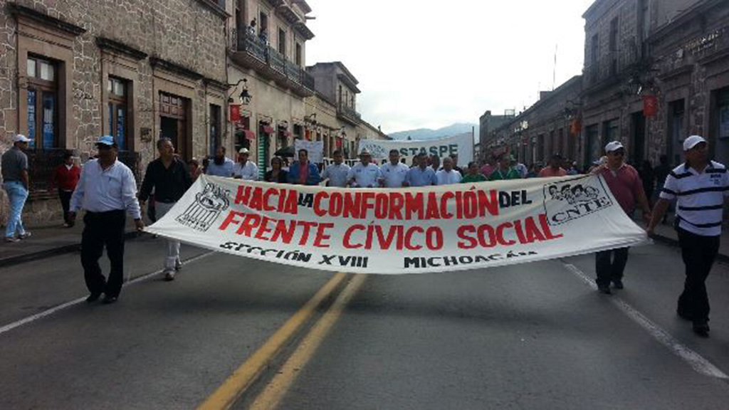 Frente Cívico Social de Michoacán realizará protestas en la SEE y SFA este viernes