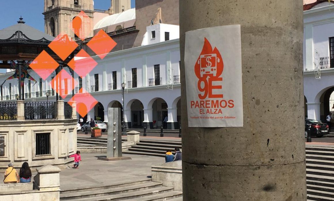 Tapizan Toluca con volantes que piden resistencia al aumento de pasaje (Estado de México)