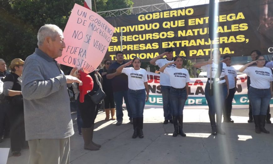 “¡Mi agua no se vende!” claman en Baja California al reactivar protestas contra Constellation Brands
