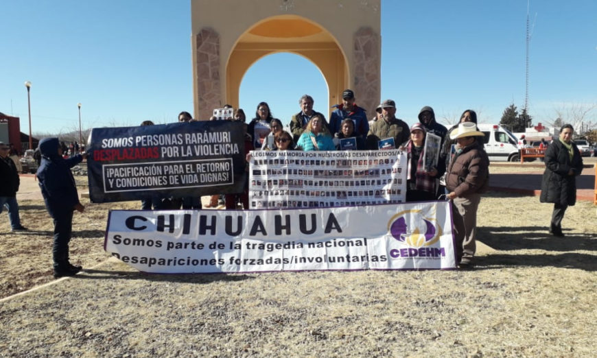 Víctimas de desplazamiento exigen una ley para atender a los afectados (Chihuahua)