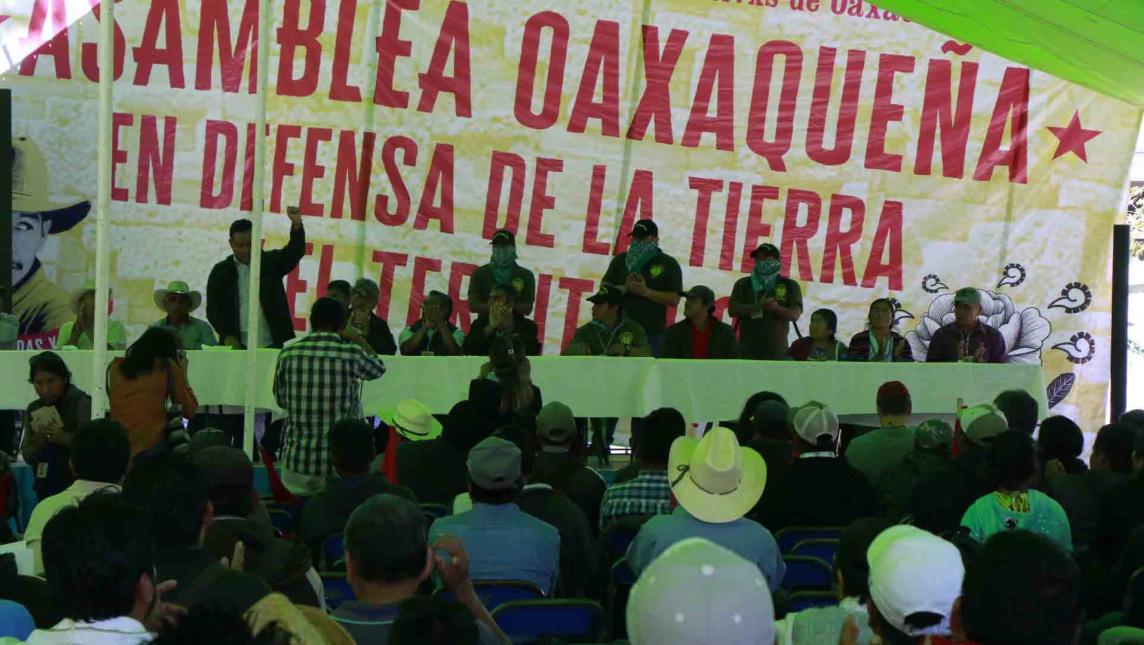 Se unen comunidades en defensa de la tierra (Oaxaca)