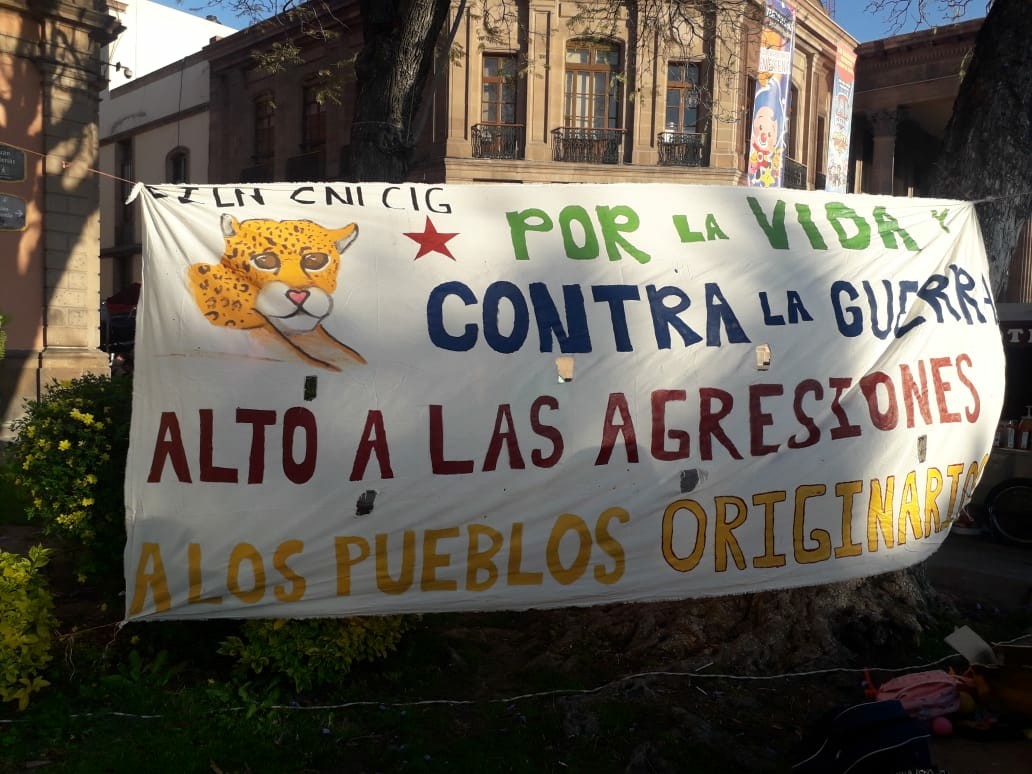 Galería de fotos de acción dislocada en San Luis Potosí. Jornadas “Samir Somos Todas y Todos”