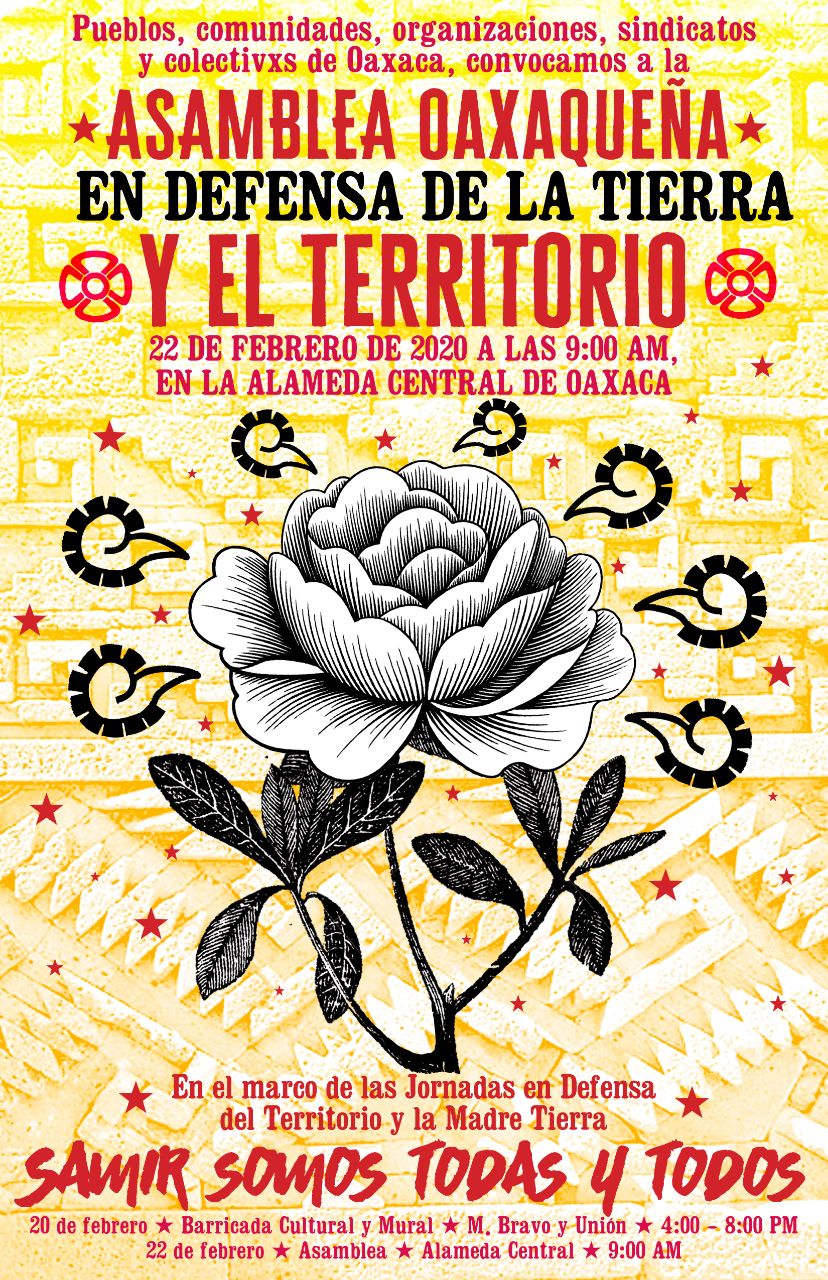 Pueblos, comunidades, organizaciones, sindicatos y colectivos de Oaxaca convocaron a las Jornadas en Defensa del Territorio y la Madre Tierra “Samir Somos Todas y Todos” (Galería de fotos)