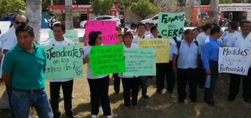 Faltan insumos para enfrentar el coronavirus: Médicos y enfermeros de FCP denuncian que no cuentan con material ni capacitación para atender contingencia sanitaria  (Quintana Roo)