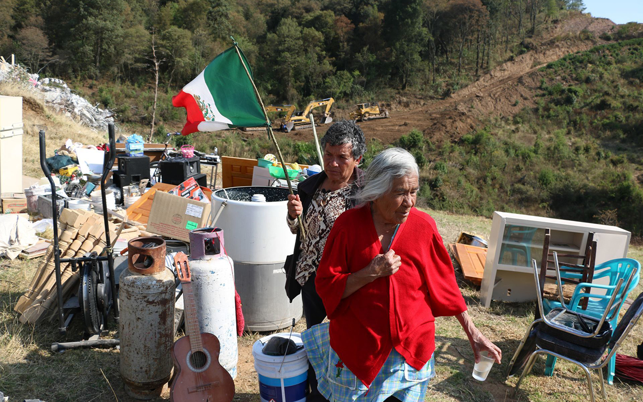 Comunidad de Xochicuautla logra detener carretera impulsada por Peña Nieto (Estado de México)
