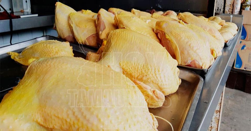 Coronavirus sube el precio del pollo en Tamaulipas