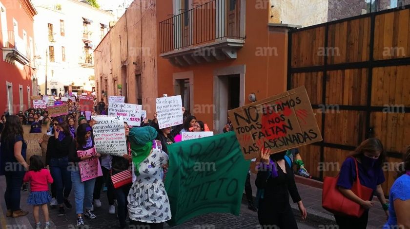 ‘¡Alerta de género, ya!’, exigen mujeres desde Guanajuato capital
