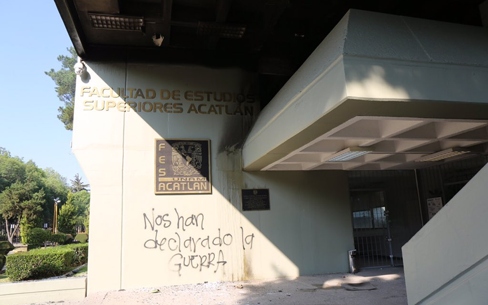 Exigen cese de violencia contra estudiantes en la UNAM