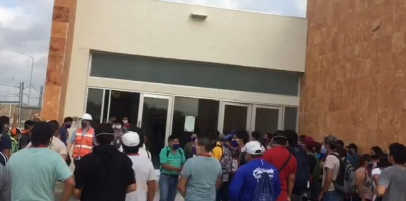 Protestan empleados de Kekén y temen contagio de COVID-19 (Yucatán)
