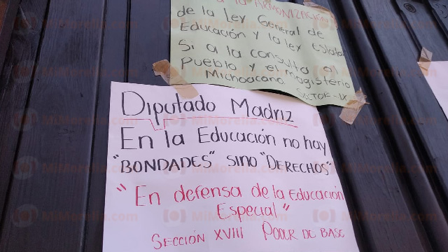 CNTE advierte movilizaciones en Michoacán por Ley de Educación, culpa a diputados