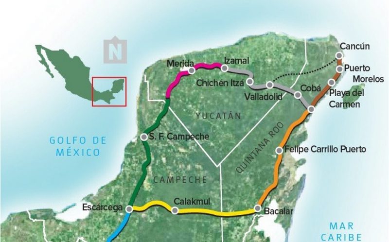 Suspenden reubicación de pobladores de Campeche por el Tren Maya