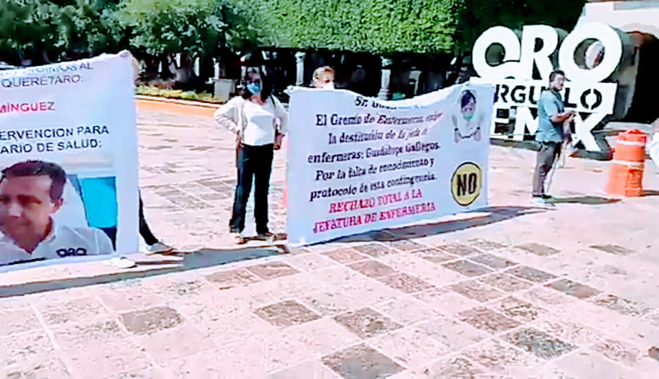 Enfermeras y Doctores exigen mejores insumos médicos (Querétaro)