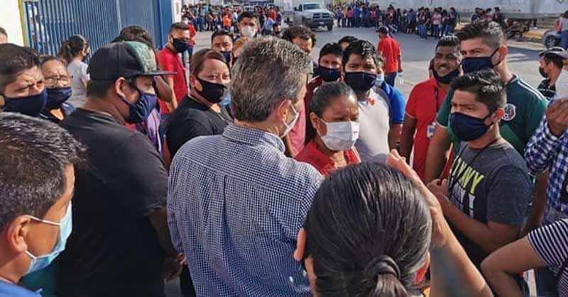 PARAN TRABAJADORES MAQUILA POR MUERTE DE OBREROS (Tamaulipas)