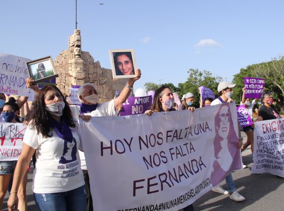 Alzan la voz por Fernanda y todas las víctimas de feminicidios (Yucatán)
