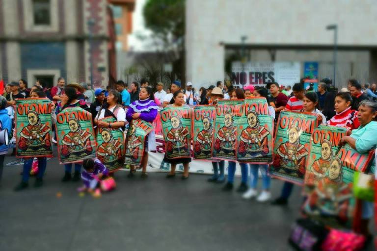 La resistencia y rebeldía de los otomíes del CNI en la Ciudad de México