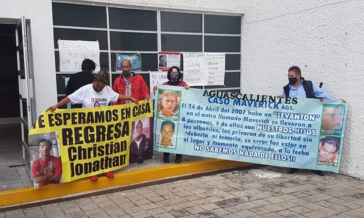 Se manifiestan familiares de desaparecidos por falta de seguimiento a investigaciones (Aguascalientes)